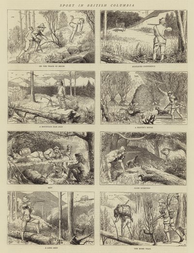 ブリティッシュコロンビア州のスポーツ 作： Alfred Chantrey Corbould
